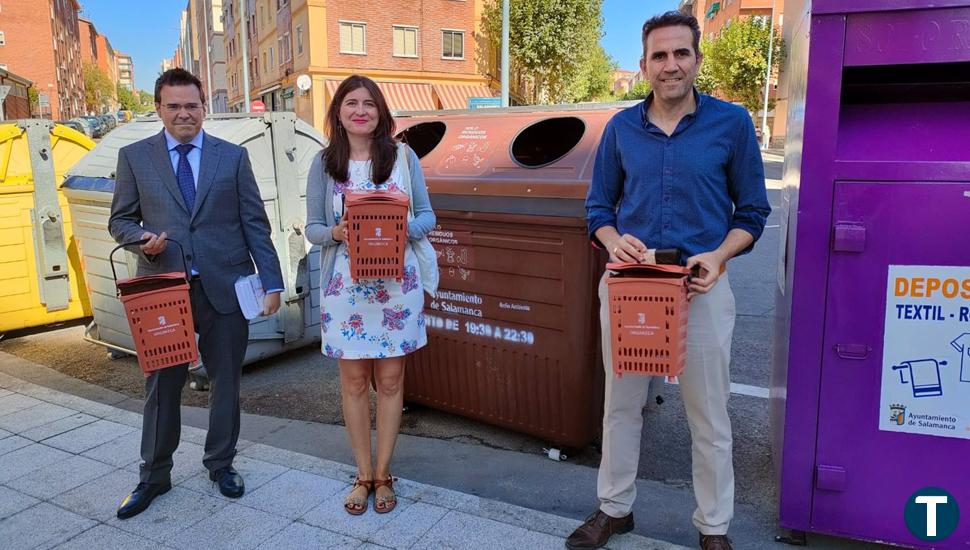 Salamanca estrena el contendor marrón para el reciclaje de materia orgánica: se ubican y para qué se utilizan - Tribuna de