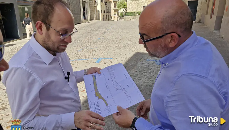 Presupuestados 225.000 euros para continuar la reurbanización de la Rúa del Sol de Ciudad Rodrigo